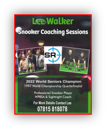 Lee Walke3 Snooker Coaching